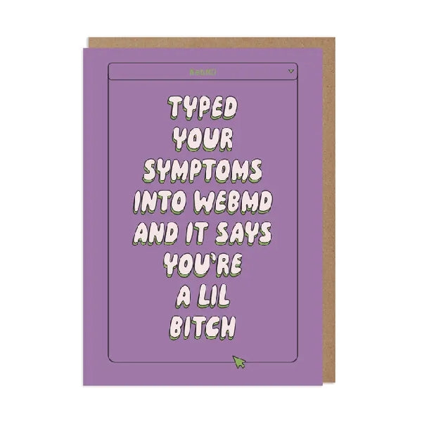 WebMd Blank Humour Card