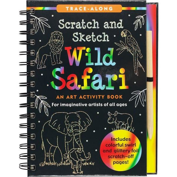 Scratch & Sketch Activity Book | Wild Safari