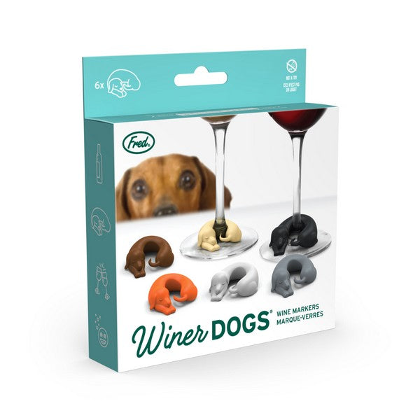 Fred & Friends Wine Markers | Winer Dogs