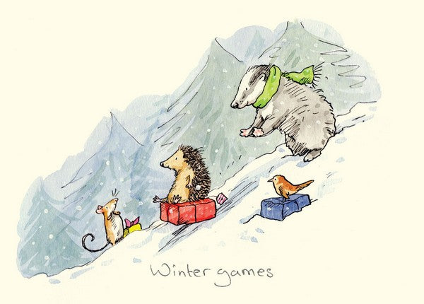 Winter Games Holiday Card