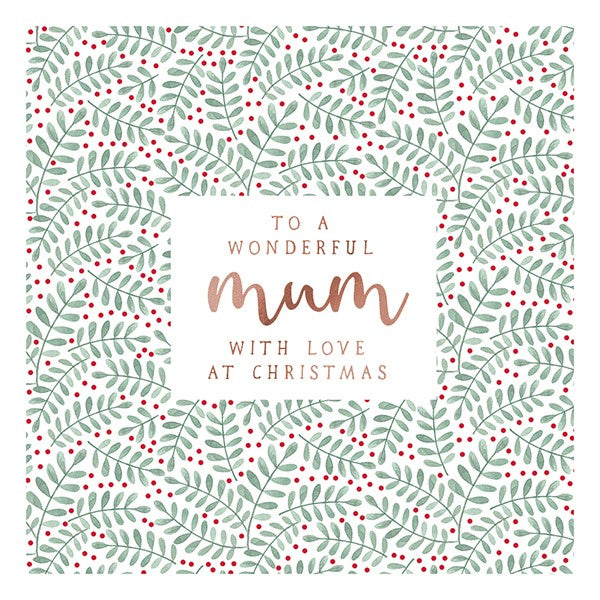 Wonderful Mum Holiday Card