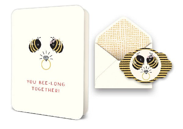 You Bee-Long Together Engagement Card